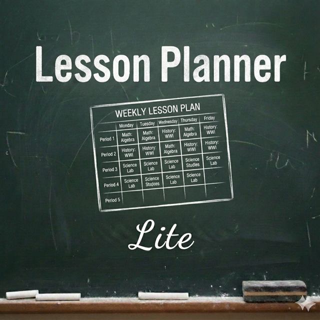Lesson Planner teacher tool preview