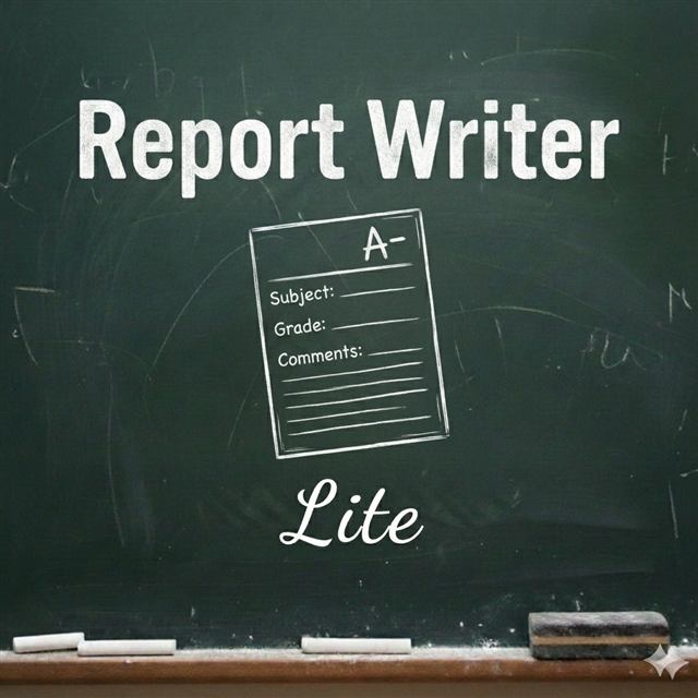 Report Writer teacher tool preview