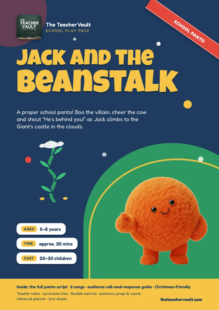 Jack and the Beanstalk school play pack cover