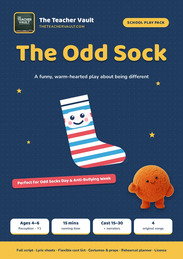 The Odd Sock school play pack cover